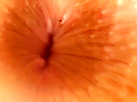 Black angelica extreme asshole close-up