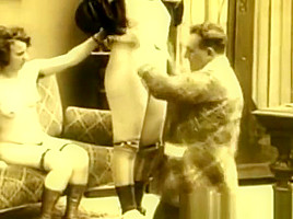 Vintage 1920s real group sex old...