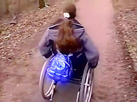 Wheelchair Girl Outdoor Fun...