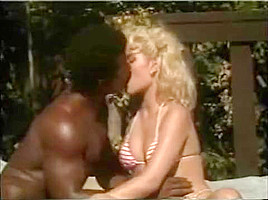 Hot blonde lover interracial vintage...