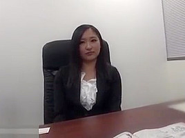 Japanese tiny office girl gets fucked...