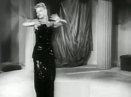 Blonde Dancer Shows Off Her Curves 1950...