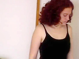  Shy Redhead Spanked And Stripped...