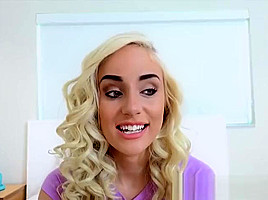 Curly haired cutie Naomi Woods drilled hard in the bedroom