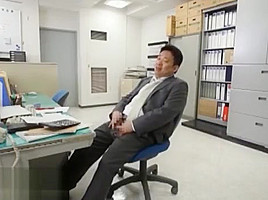 Japanese secretary horny office guy...