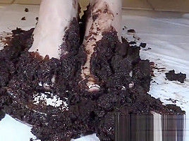 Lelu Love Lick Messy Chocolate Cake Feet Joe...