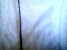 Pantyhose Over White Cotton Panties