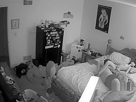 Hot in bedroom hacking cam...