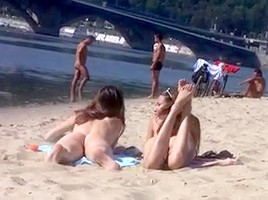 Nudist beach brings the best out...