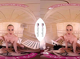 Vrb Trans Valentines Two Hot Babes In Sauna Vr Porn...