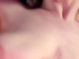 Blonde milkings did doing blowjob with...