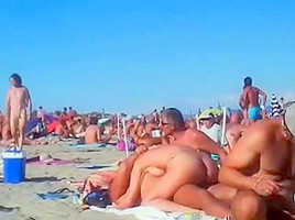 Voyeur swinger beach sex...