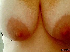 Fresh squeezed shower wet busty natural...