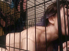 Daddy locks me in a cage...