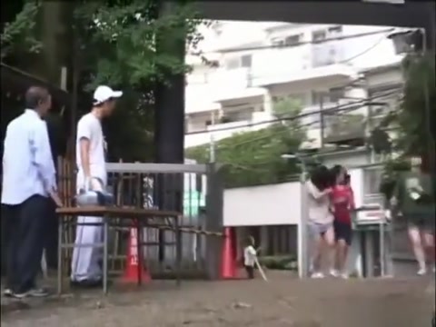 Japanese guy shoved his head in whoreâ€™s cunt