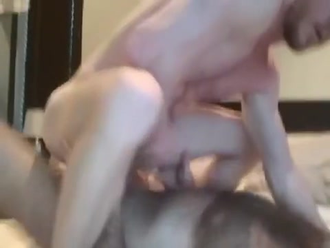 Cute Young Ginger Rides Hairy Step daddy's Cock, Fucks Step daddy's Hairy Ass